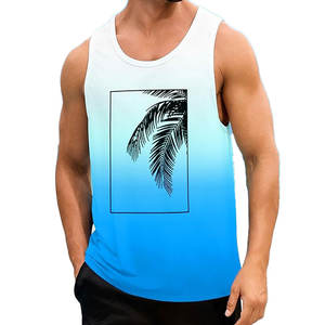 Camiseta sin mangas transpirable de secado rápido de la mejor calidad, camiseta sin mangas para gimnasio y Fitness por sublimación, chaleco para correr Unisex - Product Image 3