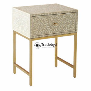 Modern Style Handcrafted Bone Inlay Console <b>Table</b> for Elegant Bedroom Decor Practical Storage in School or Apartment - Product Image 4