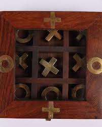 Juego de mesa personalizable hecho a mano de madera de mango Tic Tac Toe Zero Cross para niños para todas las estaciones-Verano invierno primavera - Product Image 4