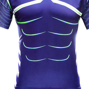 Conjunto de Camiseta de Fútbol Sublimada para Hombre, Número 8 Verde, Manga Corta Ajustada, Transpirable, Absorbe la Humedad, Verano, 100% Algodón Elástico - Product Image 4