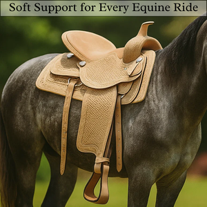 Selle en cuir de cheval fabriquée à la main de qualité supérieure Selle d'équitation équestre durable, confortable et élégante pour la performance - Product Image 2