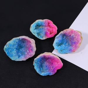 Vente en gros de cristaux naturels bleu et rose bicolores, cristaux semi-coupés, amas de cristaux, chakra, guérison, équilibre, champ magnétique, collection à domicile - Product Image 4