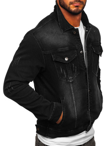 High Quality Streetwear Denim <b>Jacket</b> Custom Logo Jeans Coat Casual Fashion Outerwear Private Label Bulk Production Service - Product Image 3