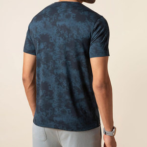 T-Shirt Homme Basique 100% Coton Biologique Trendy Street for Look Ourlet Étendu Coupe Classique - Product Image 5