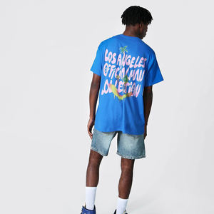 พลัสขนาดผู้ชายเสื้อยืดStreetwearพัฟพิมพ์เสื้อยืดขนาดใหญ่ 100% Cotton Vintageเฮฟวี่เวทกราฟิกเสื้อยืดที่กําหนดเอง - Product Image 4