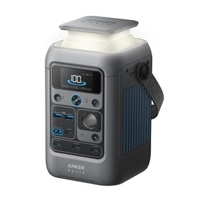 New Anker SOLIX C300 DC Power Bank Station, Outdoor 288Wh <b>Portable</b> Power Station, LiFePO4 Battery, 300W Solar Generator - Product Image 1