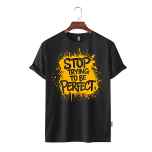 T-shirt à manches courtes en coton 160g pour homme, grande taille, respirant, écologique, anti-boulochage, style streetwear, OEM - Product Image 1