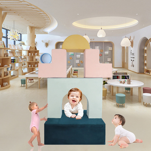Nén Modular trẻ em chơi đồ chơi phòng khách đồ nội thất ghế sofa mềm chơi Set - Product Image 5