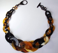 Superbe collier en corne de buffle naturel collier pendentif en corne artisanale ensembles de bijoux de mode pour accessoires pour femmes