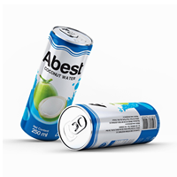 Boissons aux fruits personnalisées en usine, jus de fruits 330ml 500ml, eau de coco tropicale, OEM ODM, marque privée, vente en gros depuis le Vietnam