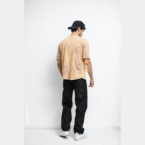 Vente en gros 350gsm Boxy lavage à l'acide Vintage hommes T-Shirt de haute qualité personnalisé Streetwear 100% coton surdimensionné T-Shirt pour hommes - Product Image 4