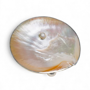 Assiette de luxe en nacre pour dessert, service de caviar, présentoir à bijoux et décoration élégante pour la maison en provenance du Vietnam - Product Image 1