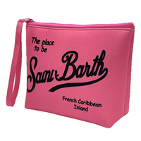 Sac de maquillage en néoprène avec logo personnalisé, sac cosmétique imperméable pour téléphone, grande capacité, trousse de toilette de voyage, sac de maquillage portable, vente en gros