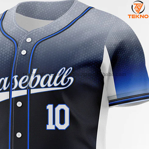 Camisetas de béisbol personalizadas al por mayor, ropa deportiva colorida de estilo informal con servicios OEM, camisetas de béisbol personalizadas por sublimación en oferta - Product Image 5