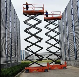 Plateformes de travail en hauteur électriques hydrauliques de qualité supérieure, plateformes élévatrices à ciseaux autopropulsées de petite taille, 4 m, 6 m, 8 m, 10 m, 12 m, 14 m - Product Image 4