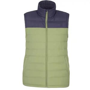 Veste en duvet légère de haute qualité pour hommes gilet en coton chaud d'hiver avec capuche taille personnalisable gilet bouffant en tissu de toile - Product Image 3