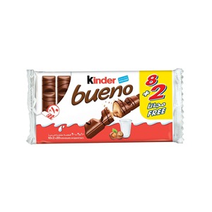 Barra de Chocolate Kinder Bueno, Chocolate con Leche y Crema de Avellanas, Oblea Crujiente, Delicias Dulces, Ideal para el Hogar, la Oficina y Regalos - Product Image 4