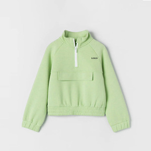 Sudaderas Ecológicas con Media Cremallera y Logotipo Personalizado de Alta Calidad para Chicas, Colección de Invierno a Precio Económico, Tendencia - Product Image 5
