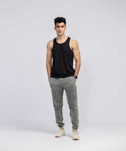 Camiseta sin mangas de cuello redondo para entrenamiento de tela personalizada de nuevo diseño de alta calidad para hombres - Product Image 3