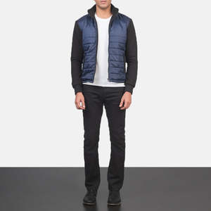 Nashville Quilted Windbreaker Jacket Winter Warm Zipper Cotton Polyester Washed Technique Printed Plus Size Knitted <b>Windproof</b> - Product Image 3