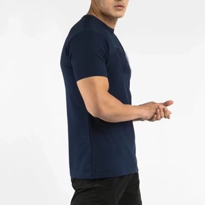 เสื้อยืดคอกลมสีล้วนสำหรับผู้ชายเสื้อยืดลายกราฟิกสำหรับผู้ชาย - Product Image 1