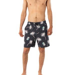 2025 hommes haute rue décontracté respirant 100% Polyester Shorts couleur unie grande taille ample imprimé short de bain sublimé - Product Image 1