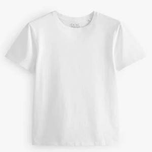 Camiseta en blanco 100% algodón O cuello camiseta venta al por mayor hombres llano hombres manga corta Camiseta 100% algodón verdadero clásico camisetas - Product Image 5