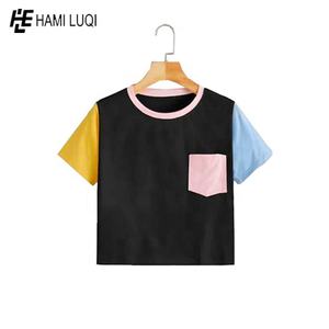 2022 T-shirt blanc personnalisé Crop femmes T-shirt respirant haut court T-Shirt respirant Crop T-shirt femmes premium, mince - Product Image 6