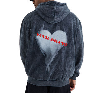 <b>Trendy</b> Funky <b>Hoodie</b> For Men Loose Fit Cotton Pullover Urban Street Style With Colorful Print - Product Image 3