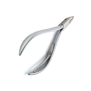 Surgical Grade Cuticle Nippers With 3 mm Tip Cuticle Trimmer German Steel Nail Clippers With <b>Plain</b> Handle With Single Spring - Product Image 2