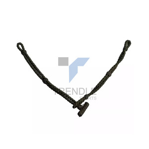 Cordon torsadé vert foncé Trendle Sports, 3 brins, haute ténacité, 100% fil métallique, écologique, cordon de luxe pour vêtements et chapeaux - Product Image 1
