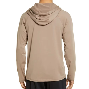 Ropa informal de invierno con capucha cómoda para hombre, mezcla de algodón de alta calidad, colores sólidos básicos, manga larga, elementos esenciales de invierno personalizados - Product Image 2