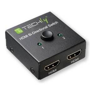 Commutateur HDMI 4K 2 ports noir pour système de conférence - Product Image 1