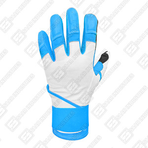 Gants de frappe de baseball professionnels en cuir de qualité supérieure, légers, ambidextres, fermeture velcro, antidérapants, élastiques et doux, best-seller - Product Image 2