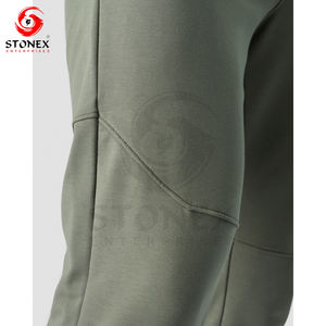 Pantalones de chándal personalizados de alta calidad, pantalones de chándal de algodón pesado acampanados, pantalones de chándal apilados para hombre - Product Image 6