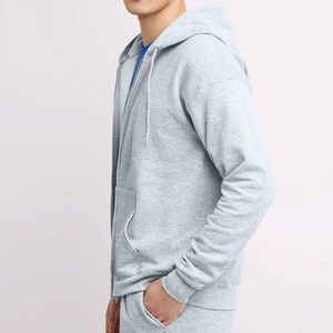 Sudaderas con Capucha de Forro Polar para Hombre, Ligeras, Casuales, de Invierno, de Alta Calidad, con Logotipo Personalizado, Hechas de Poliéster, Lisas y Teñidas - Product Image 3