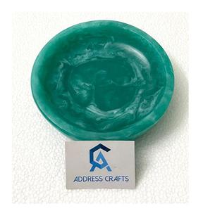 Platos Grandes de Resina de Aspecto Súper Elegante con Bandeja de Alta Calidad para Servir en Restaurantes, Hoteles y Hogares, Platos de Resina con Diseño de Tierra - Product Image 2