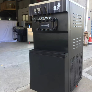 เครื่องทำไอศกรีมเหล็กกล้าแบบนิ่ม3รสชาติ - Product Image 1