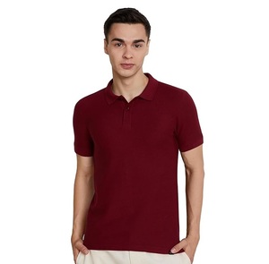 Camiseta de cuello ajustado de proveedor indio para hombre, mezcla de algodón suave para ropa informal y de oficina, disponible a precio de fábrica - Product Image 5