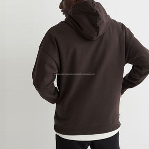 Jersey de algodón de 380GSM de alta calidad para hombre, Sudadera con capucha de rizo francés de gran tamaño personalizada, impresión Digital bordada para - Product Image 2