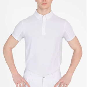 Chemise d'équitation pour homme à manches longues, tissu léger et rafraîchissant, respirant, couche de base pour l'entraînement en écurie, personnalisable - Product Image 1
