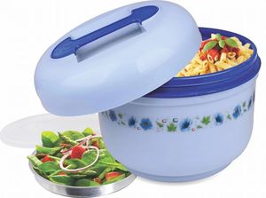 Casserole isolée en plastique Anax Impex, capacité de 3 L, forme ronde avec couvercle, lot de 4, utilisation domestique de qualité supérieure, fabriqué en Inde - Product Image 4