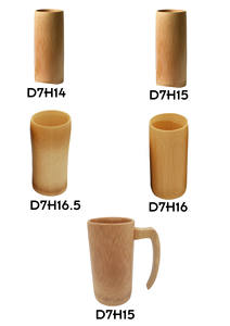 Taza de bambú hecha a mano de alta calidad, barata, con muchos diseños y tamaños de Vietnam - Product Image 4