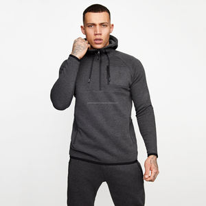 Sweat-shirt à capuche en coton 100% délavé à l'acide, nouvelle arrivée, vêtements d'extérieur à col rond uni, style streetwear, pour homme - Product Image 6