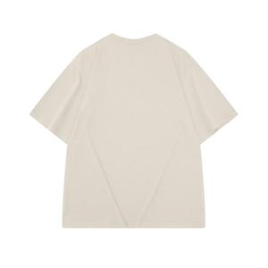 เสื้อยืดผ้าฝ้าย100% สำหรับผู้ชายเสื้อยืดโอเวอร์ไซส์ออกแบบโลโก้ได้ตามต้องการน้ำหนักมาก - Product Image 5