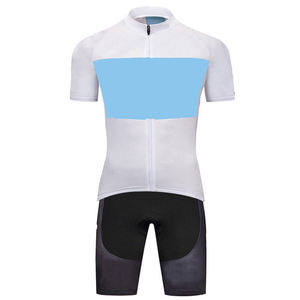 Maillot de cyclisme unisexe personnalisé et short à bretelles, ensemble de costume, vente en gros, uniformes de cyclisme, combinaisons de cyclisme à séchage rapide - Product Image 1
