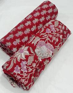 Nuevas telas de algodón estampadas a mano exclusivas de 60*60 cm, 100% algodón puro, telas del grupo Taj disponibles en stock. - Product Image 1