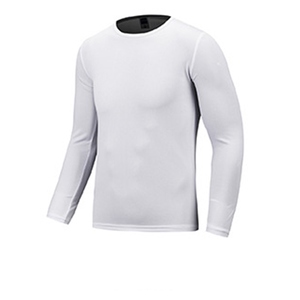 Ropa personalizada para hombre, de entrenamiento atlético Camiseta deportiva, camiseta de compresión de manga larga para hombre, camisetas de gimnasio para correr con capa base - Product Image 4
