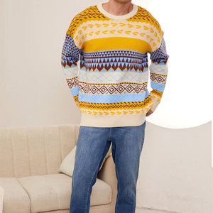 Ropa de moda Premium, jerséis de invierno para hombre, suéteres de alta calidad, suéter grueso y cálido de gran tamaño para hombre - Product Image 3