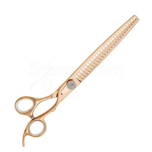 Ciseaux à effiler ergonomiques avec poignée antidérapante et lame en acier inoxydable durable - Product Image 3